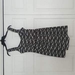 Bebop Black & White Sun Dress Size 7/8